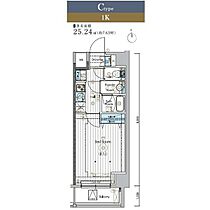 マキシヴ浅草ミライズ（MAXIV浅草ミライズ） 902 ｜ 東京都台東区千束３丁目3-6（賃貸マンション1K・9階・25.24㎡） その2