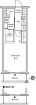 カーサスプレンディッド新宿御苑 702 ｜ 東京都新宿区新宿１丁目16-4（賃貸マンション1K・7階・25.42㎡） その2