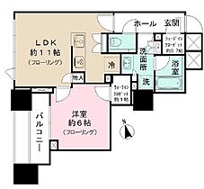 アルビオ・ザ・タワー千代田飯田橋 502 ｜ 東京都千代田区飯田橋４丁目4-1（賃貸マンション1LDK・5階・44.15㎡） その2