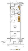 ＲＪＲプレシア東十条ガーデン 707 ｜ 東京都北区東十条３丁目3-1（賃貸マンション1LDK・7階・34.07㎡） その2