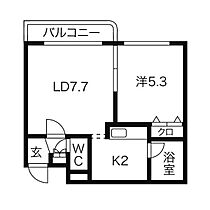 北海道札幌市北区麻生町6丁目2-17（賃貸マンション1LDK・2階・33.00㎡） その2