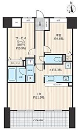 間取図画像 1SLDK