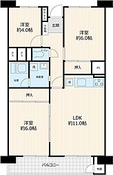 間取図画像 3LDK