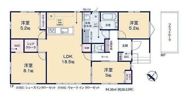 間取りを拡大表示