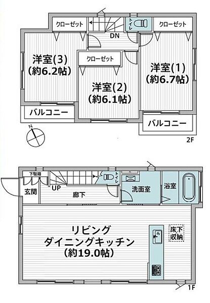 間取りを拡大表示