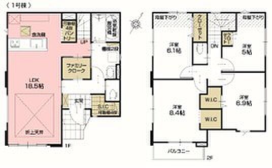 間取りを拡大表示