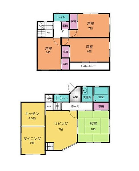間取りを拡大表示