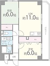 エスポワール恵我之荘  ｜ 大阪府羽曳野市恵我之荘3丁目（賃貸マンション2LDK・2階・55.49㎡） その2