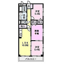 シャトゥドゥファミ  ｜ 大阪府羽曳野市河原城（賃貸マンション3LDK・3階・64.20㎡） その2