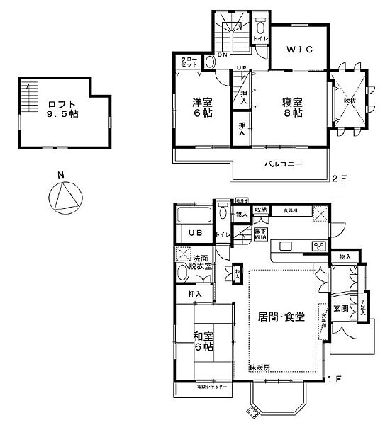 間取りを拡大表示