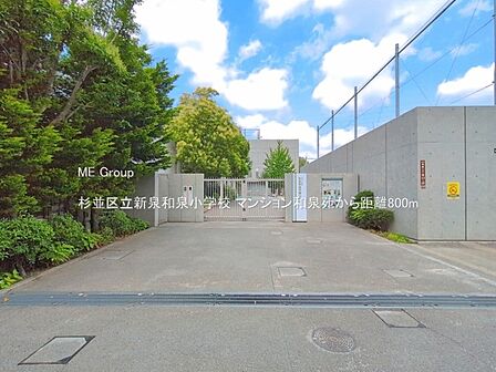 小学校 800m 杉並区立新泉和泉小学校