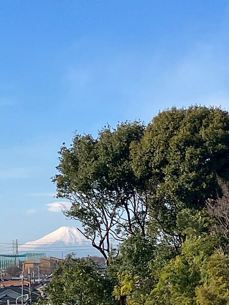 リビング・バルコニーから望む富士山と四季折々の美しい景色が暮らしに彩りを添えます