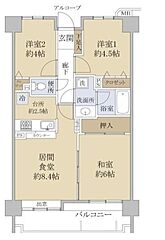 物件の間取り
