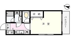 コンフォールコート東寺尾 1Kの間取図画像