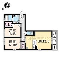 滋賀県守山市阿村町（賃貸アパート2LDK・3階・60.43㎡） その2