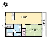 滋賀県野洲市久野部（賃貸アパート1LDK・2階・40.00㎡） その2