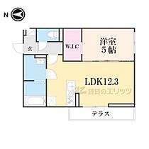 滋賀県大津市大萱６丁目（賃貸アパート1LDK・1階・42.79㎡） その2