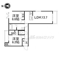 滋賀県長浜市平方町（賃貸マンション2LDK・2階・63.41㎡） その2