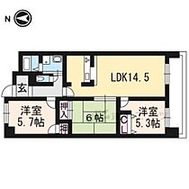 滋賀県栗東市綣１丁目（賃貸マンション3LDK・3階・70.11㎡） その2