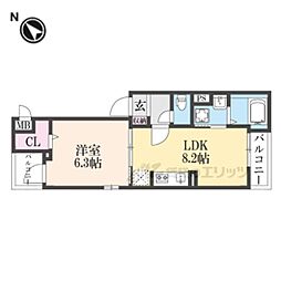 間取図画像 1LDK