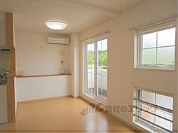 近江鉄道近江本線 水口駅 徒歩21分の賃貸アパート 2階1LDKのリビング/ダイニング