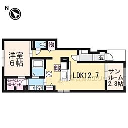 間取図画像 1LDK