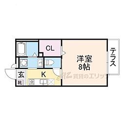 間取図画像 1K