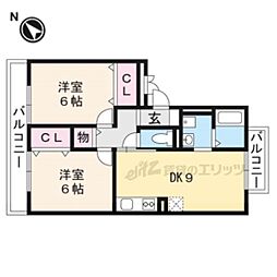 間取図画像 2DK