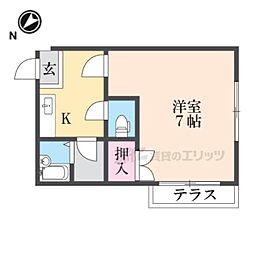 MAX2 1Kの間取図画像