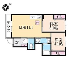 物件の間取り