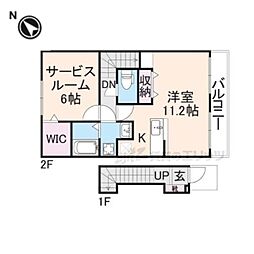 ファインコート ワンルームの間取図画像