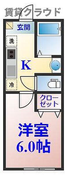 グランフェリオ本千葉 ｜千葉県千葉市中央区長洲2丁目(賃貸アパート1K・1階・20.33㎡)の写真 その2