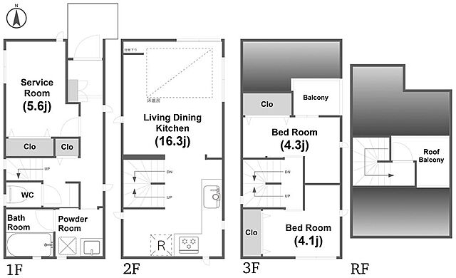 間取り 葛飾区西亀有3丁目