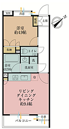 ル・フェール南青山 1SLKの間取図画像