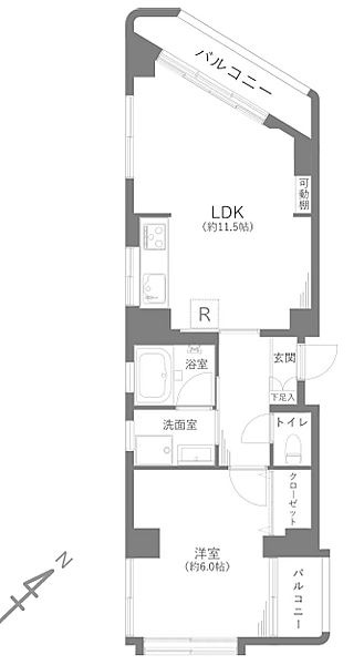 間取りを拡大表示