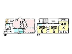新築戸建　長楽寺1丁目（B/AB）