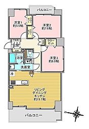 間取図画像 3LDK