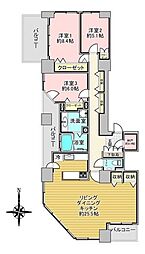 間取図画像 3SLDK