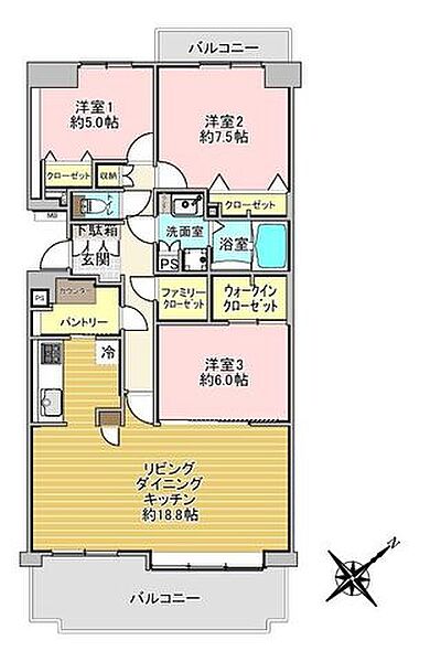 間取りを拡大表示