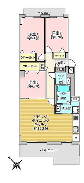 間取りを拡大表示