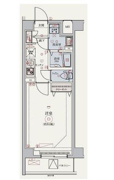 レグゼ用賀 210｜東京都世田谷区用賀１丁目(賃貸マンション1K・2階・29.37㎡)の写真 その2