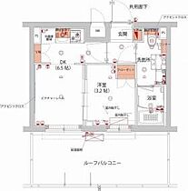 ハーモニーレジデンス武蔵小杉フォレストスクエア 409 ｜ 神奈川県川崎市中原区小杉町２丁目207-3（賃貸マンション1DK・4階・25.52㎡） その2