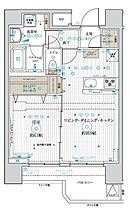 ベルグレード浅草 502 ｜ 東京都台東区浅草５丁目19-7（賃貸マンション1LDK・5階・43.00㎡） その2