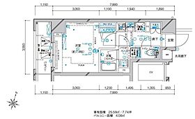 メインステージ板橋本町駅前II 501 ｜ 東京都板橋区清水町35-7（賃貸マンション1K・5階・25.59㎡） その2