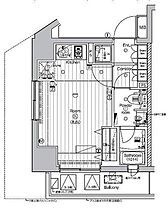 PREMIUM CUBE 代々木上原 301 ｜ 東京都渋谷区大山町1-25（賃貸マンション1R・3階・23.27㎡） その2