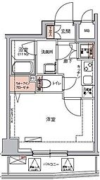 ハーモニーレジデンス東京イーストコア#003 4階1Kの間取り