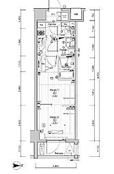 PREMIUM CUBE 武蔵小山 4階2Kの間取り