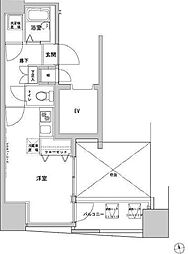 VIDA文京本郷 ワンルームの間取図画像
