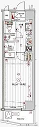 マキシブ桜台ベルグレード 1Kの間取図画像