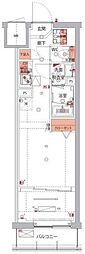 ハーモニーレジデンスパレスフロント 1LDKの間取図画像